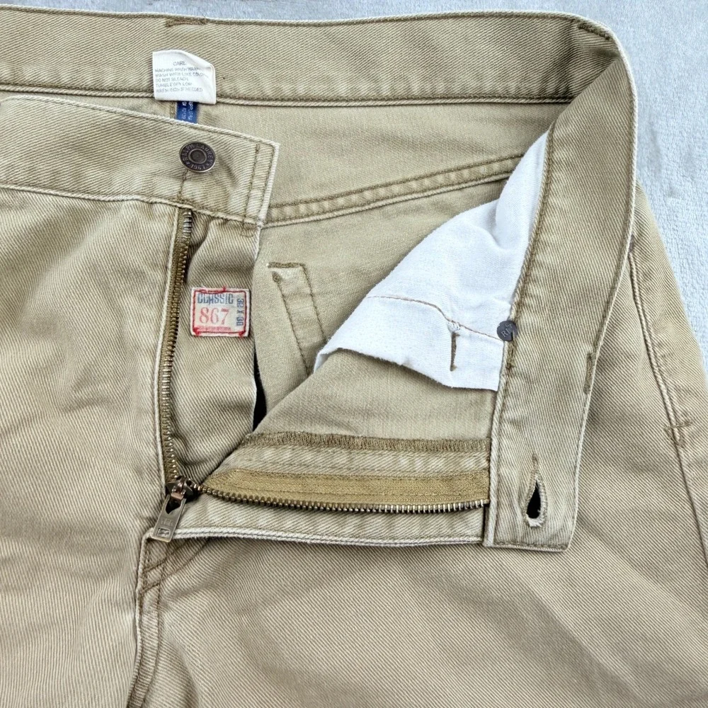 Polo Ralph Lauren Classic 867 Cutoff Shorts Tan Khaki Men's 32